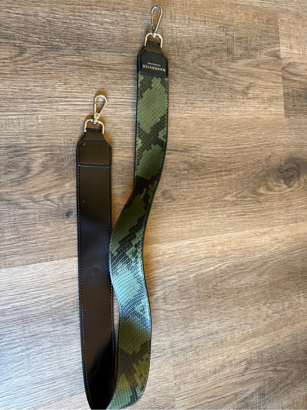 Green Snakeskin Detachable Strap